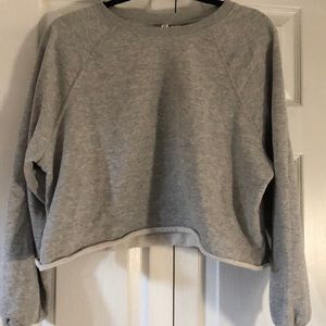 H&M Casual Cropped Sweatshirt